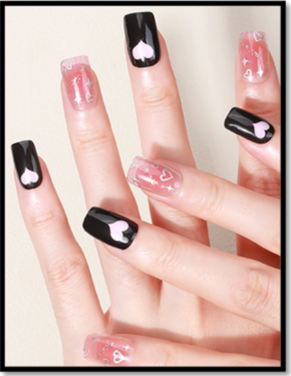 Nail sticker Gel semicurado 16 strips