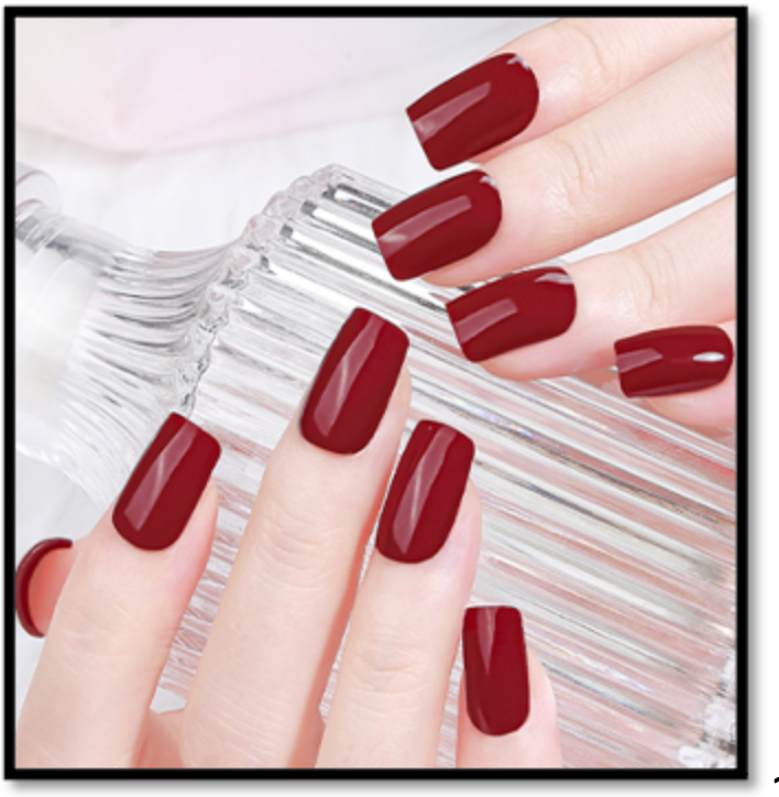 Nail sticker Gel semicurado 16 strips