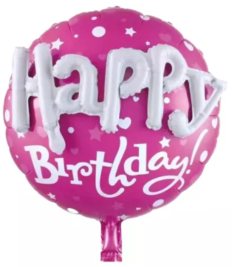 kit de globos 3D Happy birthday